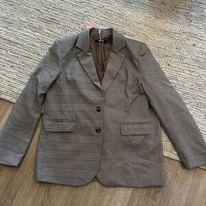 Miss Lola Classic Gray Blazer